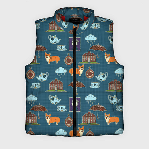 Мужской жилет Англия паттерн / 3D-Красный – фото 1