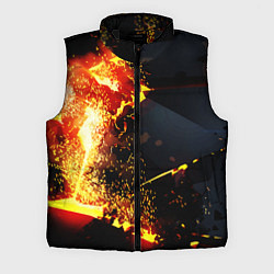Мужской жилет 3D ВЗРЫВ, ОБЛОМКИ NEON EXPLOSION