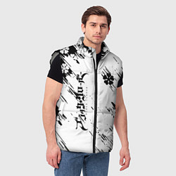 Мужской жилет Чёрный клевер black clover,, цвет: 3D-светло-серый — фото 2