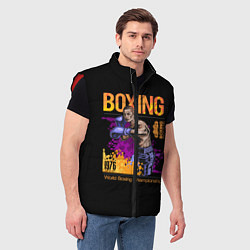 Мужской жилет BOXING - Бокс, цвет: 3D-красный — фото 2