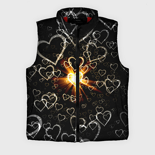 Мужской жилет Star in the Heart / 3D-Красный – фото 1