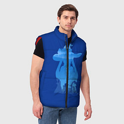 Мужской жилет Астролог Мона, цвет: 3D-красный — фото 2