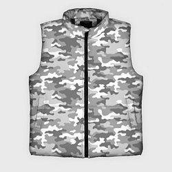 Мужской жилет Серый Военный Камуфляж, цвет: 3D-черный