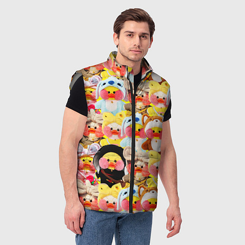 Мужской жилет УТЯ УТОЧКА ЛАЛАФАНФАН ПАТТЕРН / 3D-Светло-серый – фото 3