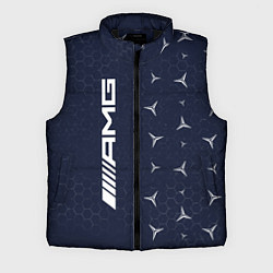 Мужской жилет МЕРСЕДЕС AMG - ЗВЕЗДА - Графика, цвет: 3D-черный
