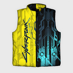 Мужской жилет CYBERPUNK 2077 Логотип, цвет: 3D-черный