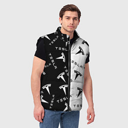 Мужской жилет Tesla Black & White, цвет: 3D-черный — фото 2