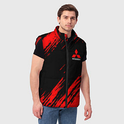 Мужской жилет Mitsubishi Texture Red, цвет: 3D-красный — фото 2
