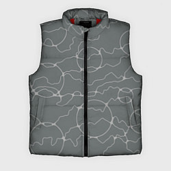 Мужской жилет Нейрографика в серых тонах, цвет: 3D-красный