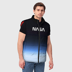 Мужской жилет NASA с МКС, цвет: 3D-красный — фото 2