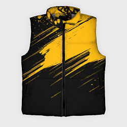 Мужской жилет Black and yellow grunge