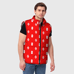 Мужской жилет Узор Mono Red Dope Camo Dope Street Market, цвет: 3D-светло-серый — фото 2