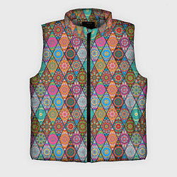 Мужской жилет Мандалы Текстура, цвет: 3D-светло-серый