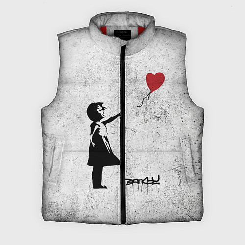 Мужской жилет Бэнкси Всегда есть надежда There is Always Hope Ba / 3D-Красный – фото 1