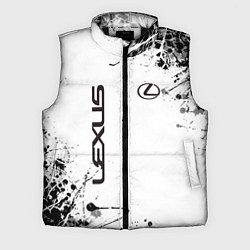 Мужской жилет Lexus texture Трещины, цвет: 3D-черный