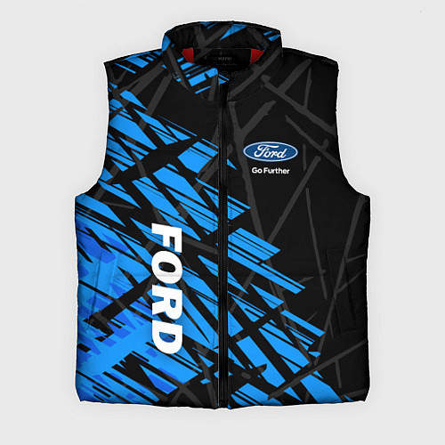 Мужской жилет FORD СОВРЕМЕННЫЙ СТИЛЬ / 3D-Красный – фото 1