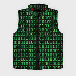 Мужской жилет Двоичный Код Binary Code, цвет: 3D-красный