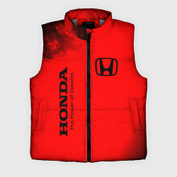 Мужской жилет HONDA DREAMS - Огонь, цвет: 3D-светло-серый