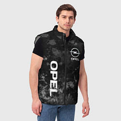 Мужской жилет OPEL ОПЕЛЬ СЕРЫЙ ФОН, цвет: 3D-светло-серый — фото 2
