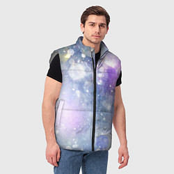 Мужской жилет Абстрактные блики, цвет: 3D-светло-серый — фото 2