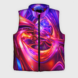 Мужской жилет Abstract color neon composition Абстрактная неонов, цвет: 3D-красный