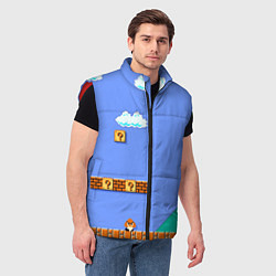 Мужской жилет Марио дизайн, цвет: 3D-красный — фото 2
