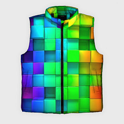 Мужской жилет РАЗНОЦВЕТНЫЕ КУБИКИ MULTICOLORED CUBES