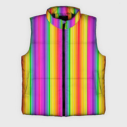 Мужской жилет ЦВЕТНЫЕ РАДУЖНЫЕ ЛИНИИ
