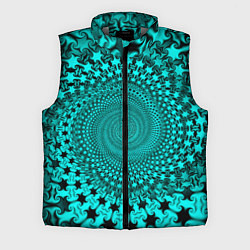 Мужской жилет NEON FRACTAL PATTERN, цвет: 3D-светло-серый