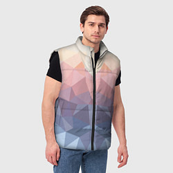 Мужской жилет Полигональная свежесть 2022, цвет: 3D-черный — фото 2