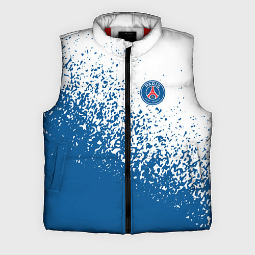 Мужской жилет Psg синие брызги / 3D-Красный – фото 1