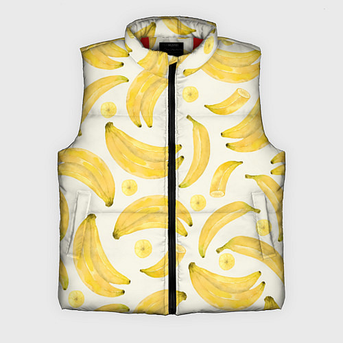Мужской жилет Банановый Рай Лета / 3D-Красный – фото 1