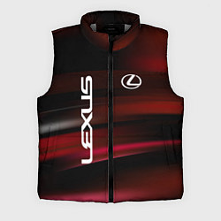 Мужской жилет Lexus - абстракция, цвет: 3D-светло-серый