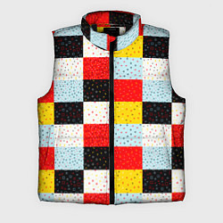 Мужской жилет MULTICOLORED SQUARE MOSAIC