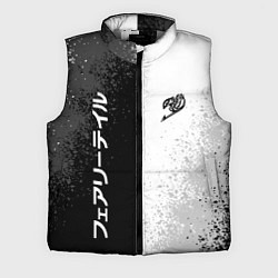 Мужской жилет FAIRY TAIL BLACK AND WHITE LOGO, цвет: 3D-светло-серый