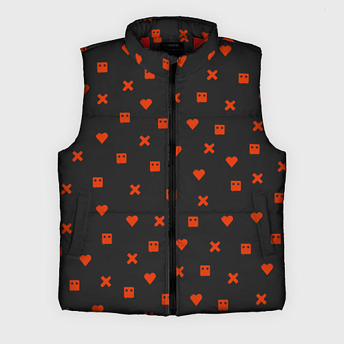 Мужской жилет Love Death and Robots red pattern / 3D-Красный – фото 1