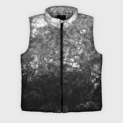 Мужской жилет Текстура камня черно-белый узор, цвет: 3D-светло-серый