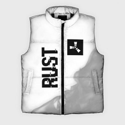 Мужской жилет Rust Glitch на светлом фоне, цвет: 3D-черный