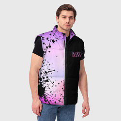 Мужской жилет BLACKPINK HALF COLORS, цвет: 3D-черный — фото 2