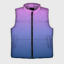 Мужской жилет PINK-BLUE GRADIENT ГРАДИЕНТ, цвет: 3D-светло-серый