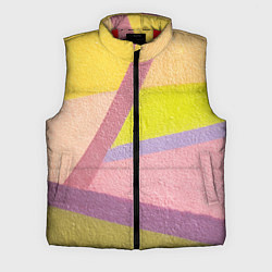 Мужской жилет Цветной пазл, цвет: 3D-красный