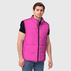 Мужской жилет Яркий розовый из фильма Барби, цвет: 3D-черный — фото 2