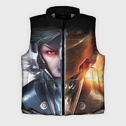 Мужской жилет METAL GEAR RISING САМУРАЙ, цвет: 3D-светло-серый