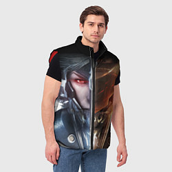 Мужской жилет METAL GEAR RISING САМУРАЙ, цвет: 3D-красный — фото 2