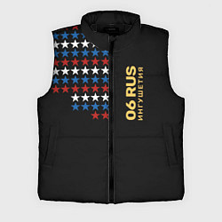 Мужской жилет Ингушетия 06 RUS, цвет: 3D-черный