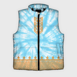 Мужской жилет Славянская тай-дай рубаха