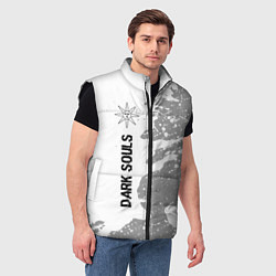 Мужской жилет Dark Souls Glitch - на светлом фоне, цвет: 3D-черный — фото 2