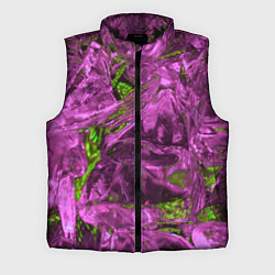 Мужской жилет Неоновые куски льда - Розовый
