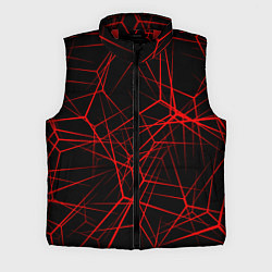 Мужской жилет Intersecting red rays, цвет: 3D-красный