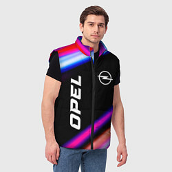Мужской жилет Opel speed lights, цвет: 3D-черный — фото 2
